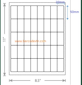 Những đặc điểm của giấy in tem nhãn mã vạch A4