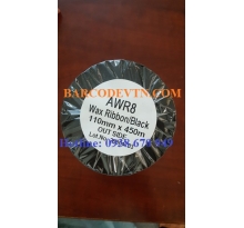 Mực in mã vạch wax amor AWR8 110×450