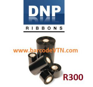 Mực in tem nhãn mã vạch Ribbon Resin R300 kích thước 70x300