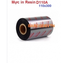 Ribbon in mã vạch resin D110A 110×300