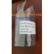 Ribbon mực in decal tem nhãn mã vạch wax resin ricoh B110A 60×300