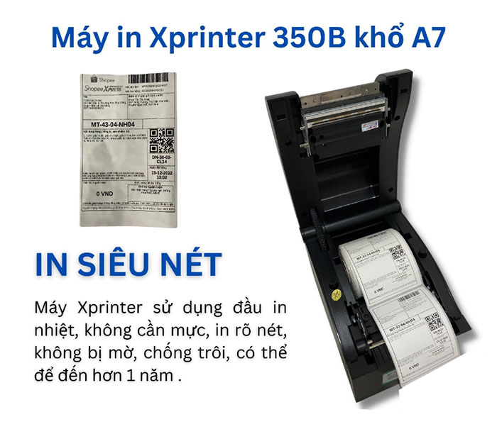 Máy in mã vạch Xprinter XP 350B
