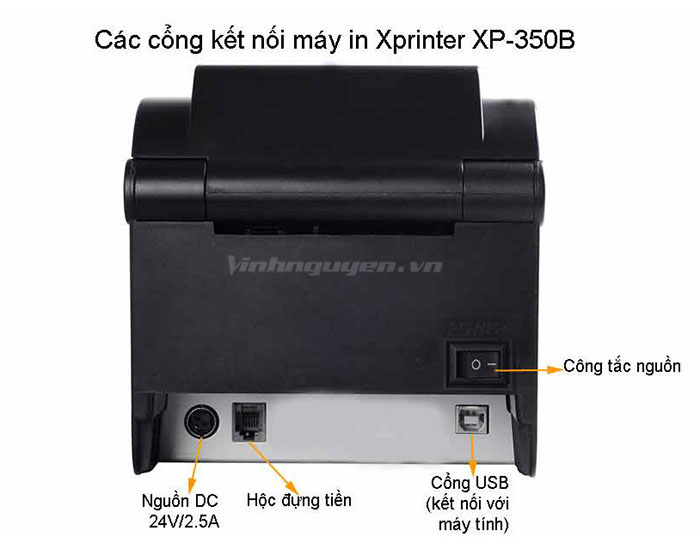 Máy in mã vạch Xprinter XP 350B