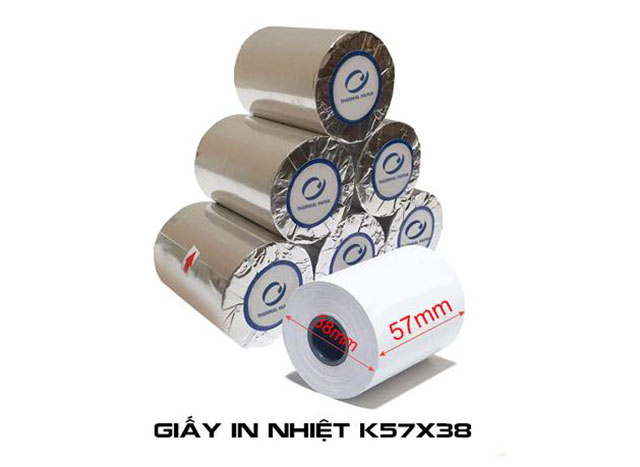 Giấy in nhiệt K57 38mm