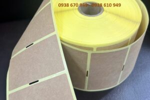 Giấy Decal In Mã Vạch Da Bò 70x40mm – Tem In Mã Vạch Dán Carton