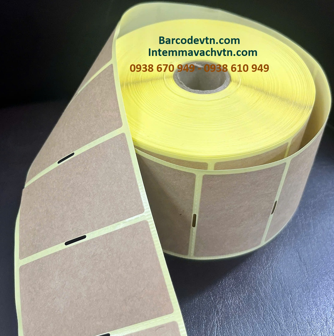 Giấy Decal In Mã Vạch Da Bò 70x40mm – Tem In Mã Vạch Dán Carton