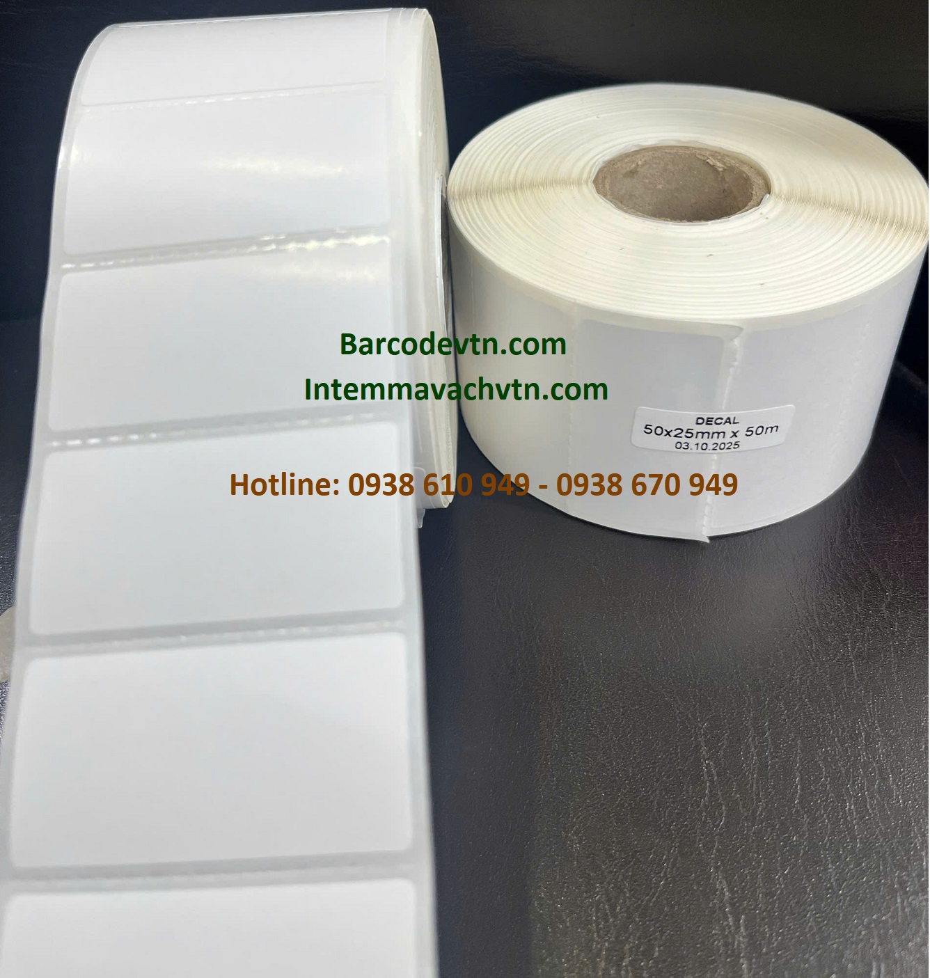 Giấy Decal In Mã Vạch 57x45x150m