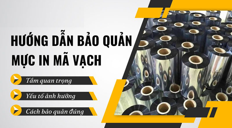 Bảo quản mực in mã vạch