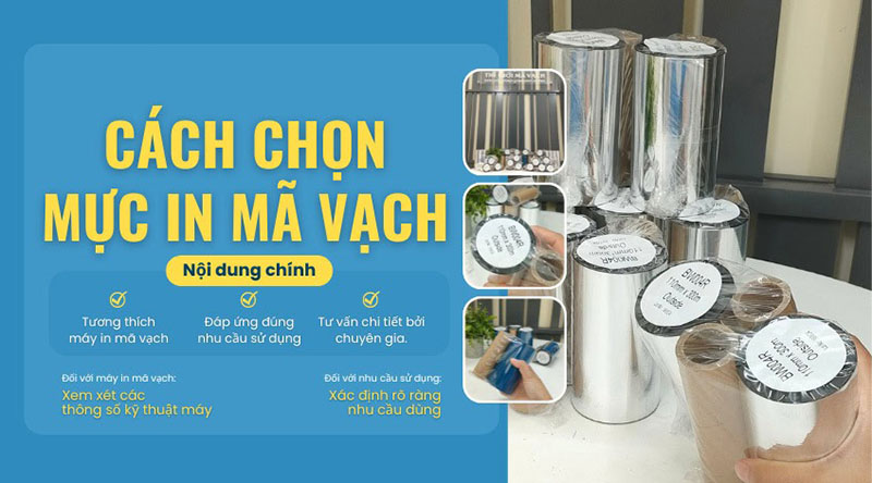 Nên chọn mực in mã vạch nào cho ngành nghề của bạn