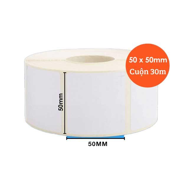 Giấy in tem nhiệt 50x50mm